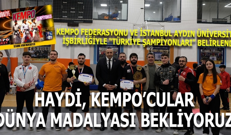 TÜRKİYE KEMPO ŞAMPİYONASI İSTANBUL’DA GÖRKEMLİ BİR ORGANİZASYONLA GERÇEKLEŞTİRİLDİ